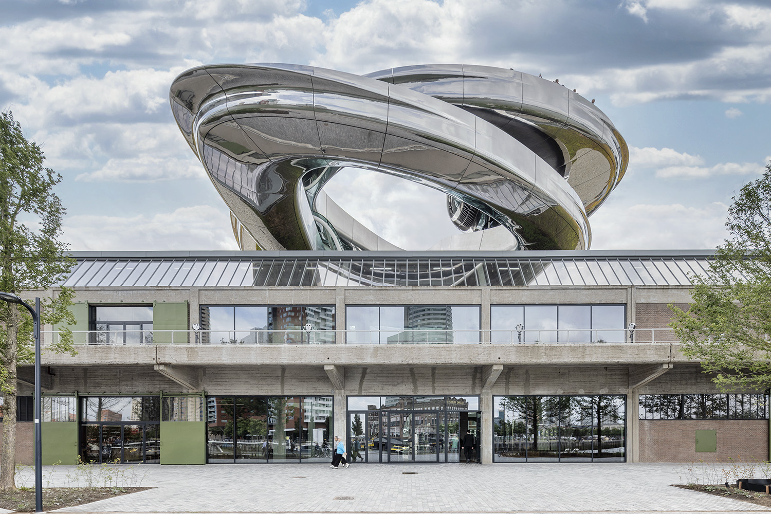 Museumsarchitektur - Aussenaufnahme -Museum Fenix Rotterdam